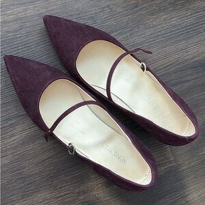 Size 8 Nine West Women's Dark Purple heels